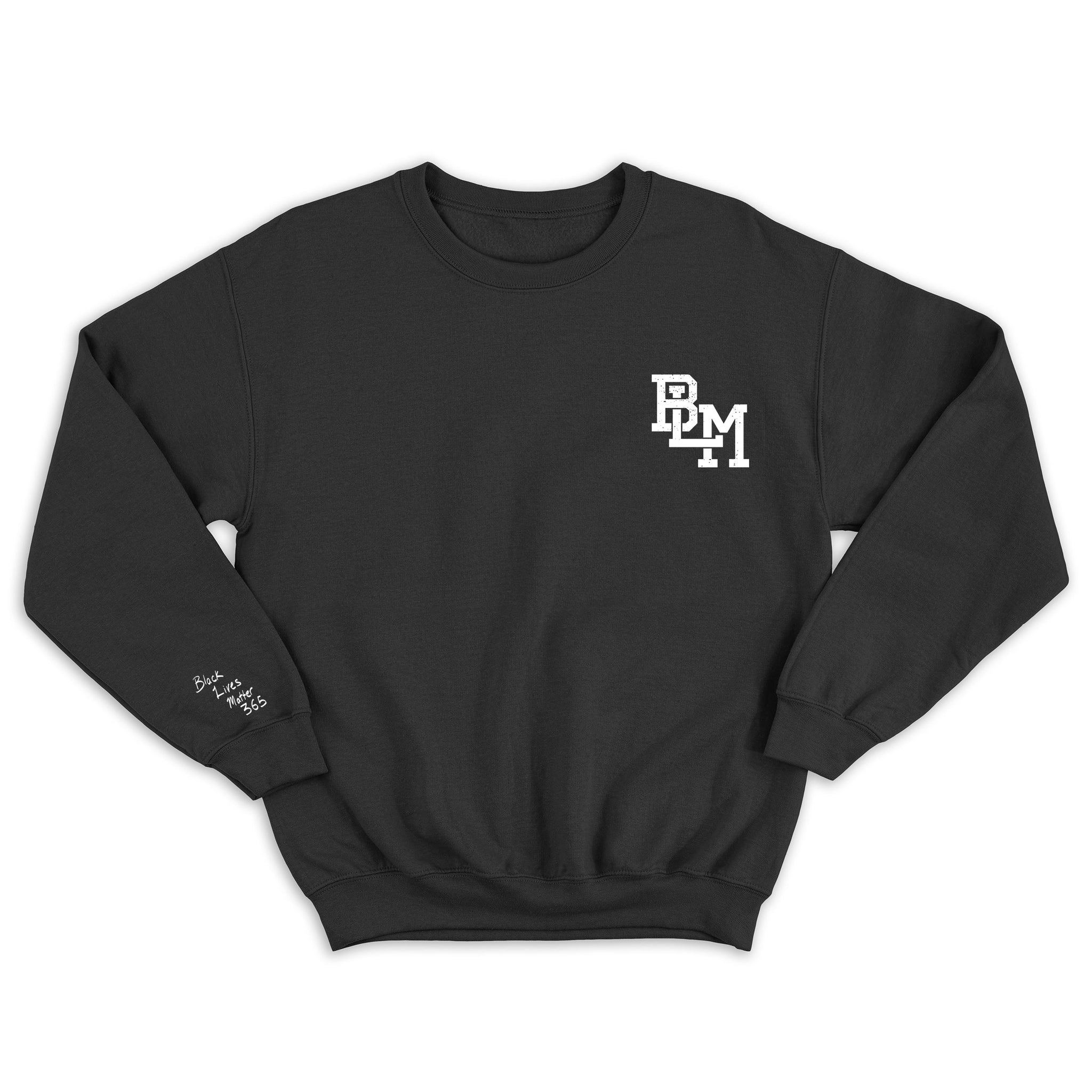 BLM Icon Black Crewneck