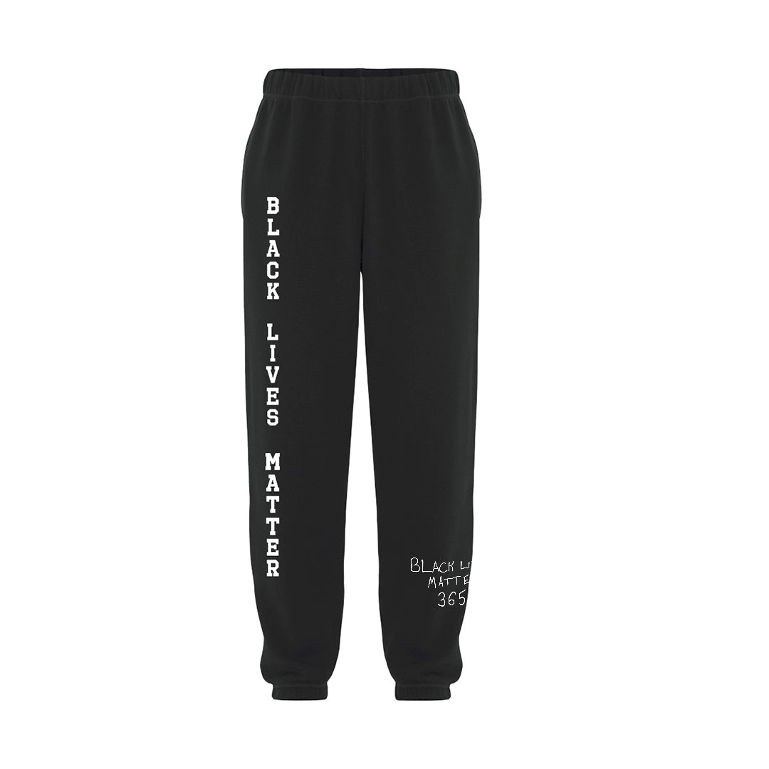 BLM Varsity Black Sweatpants