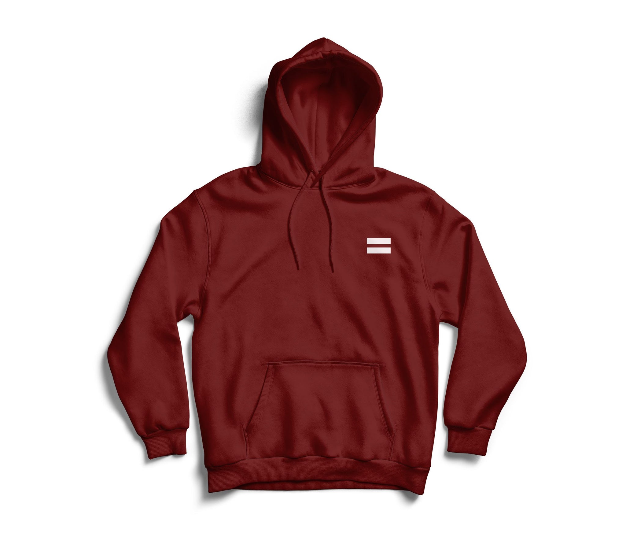 No Transphobia Hoodie - Maroon