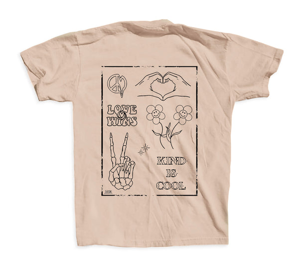 Love Wins - Beige T-Shirt