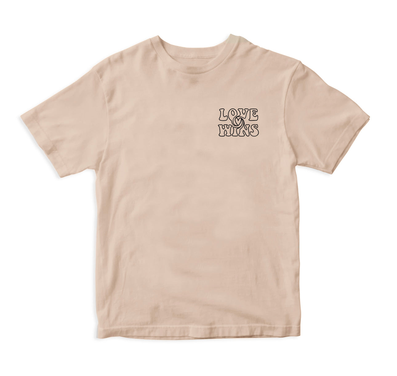 Love Wins - Beige T-Shirt