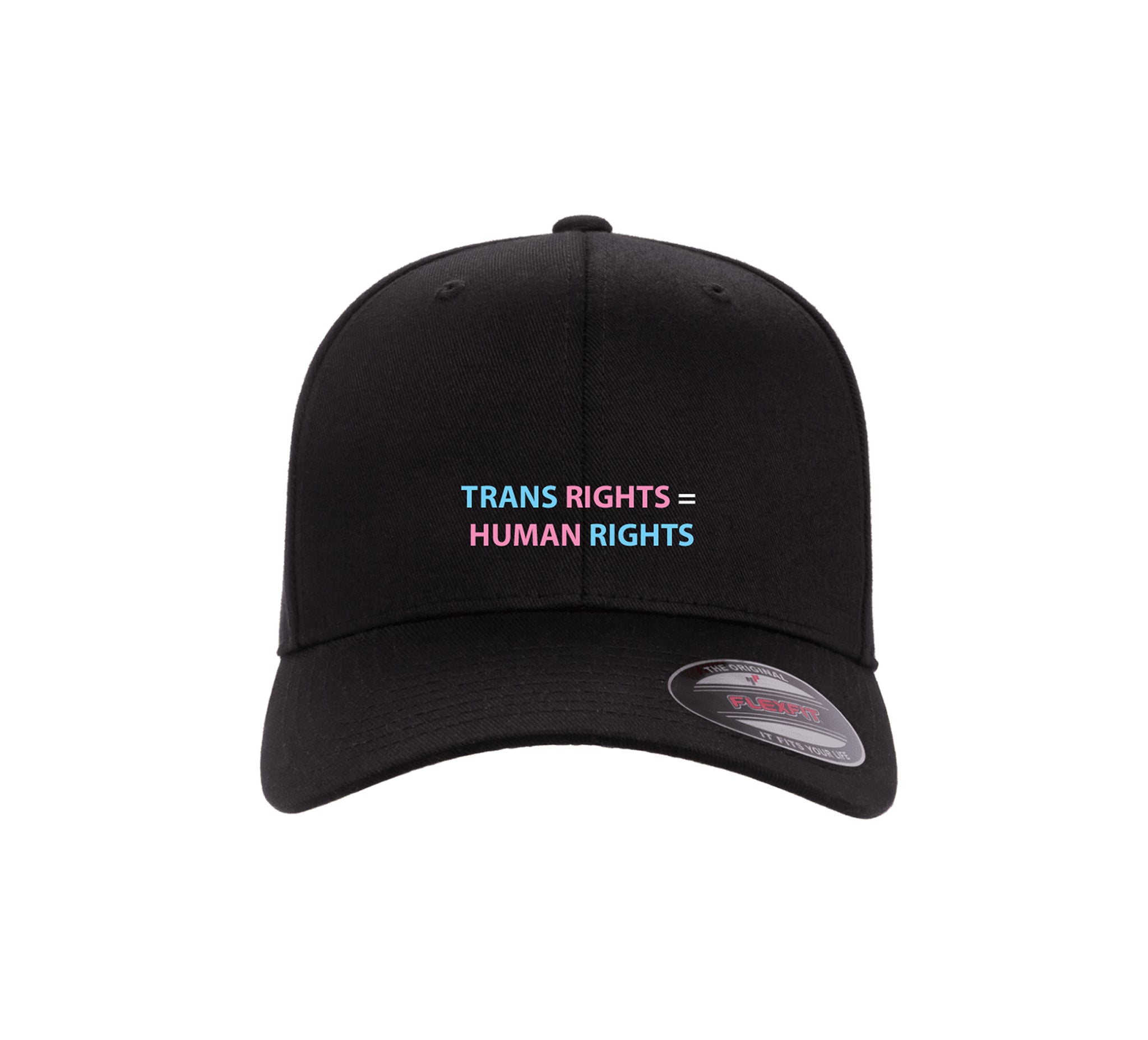 Trans Right = Human Rights Cap- Black