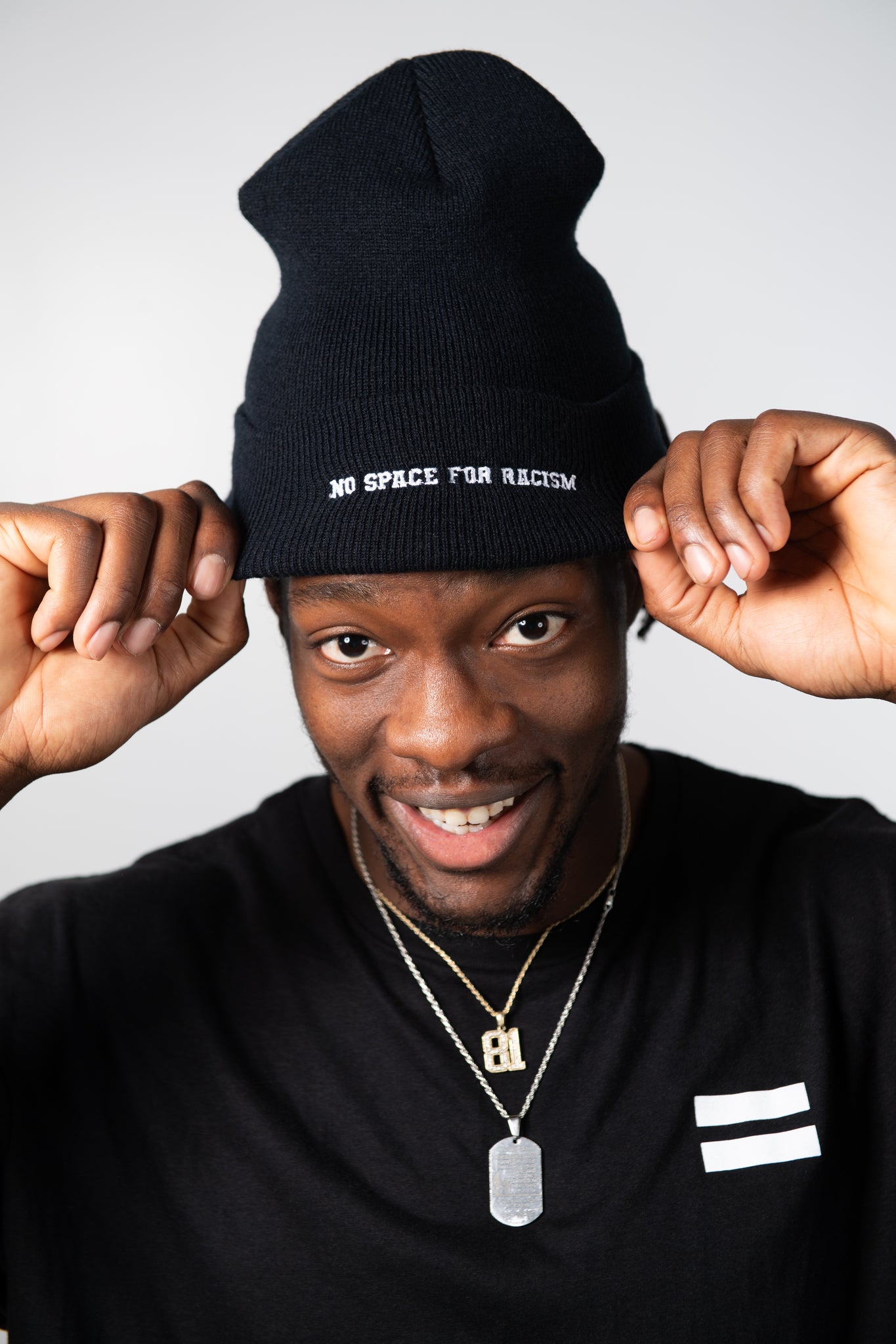 No Space For Racism Toque