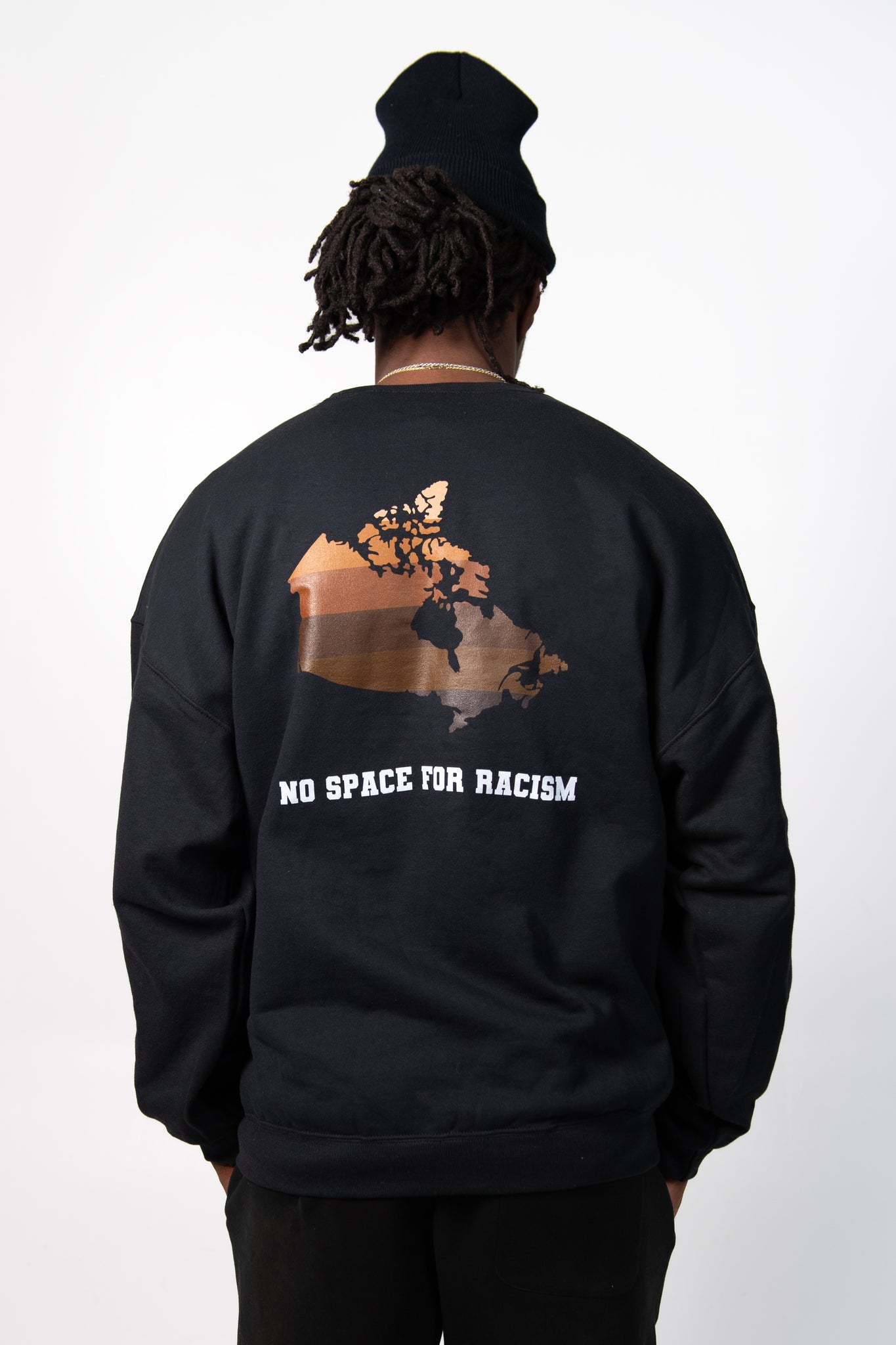 No Space For Racism Crewneck