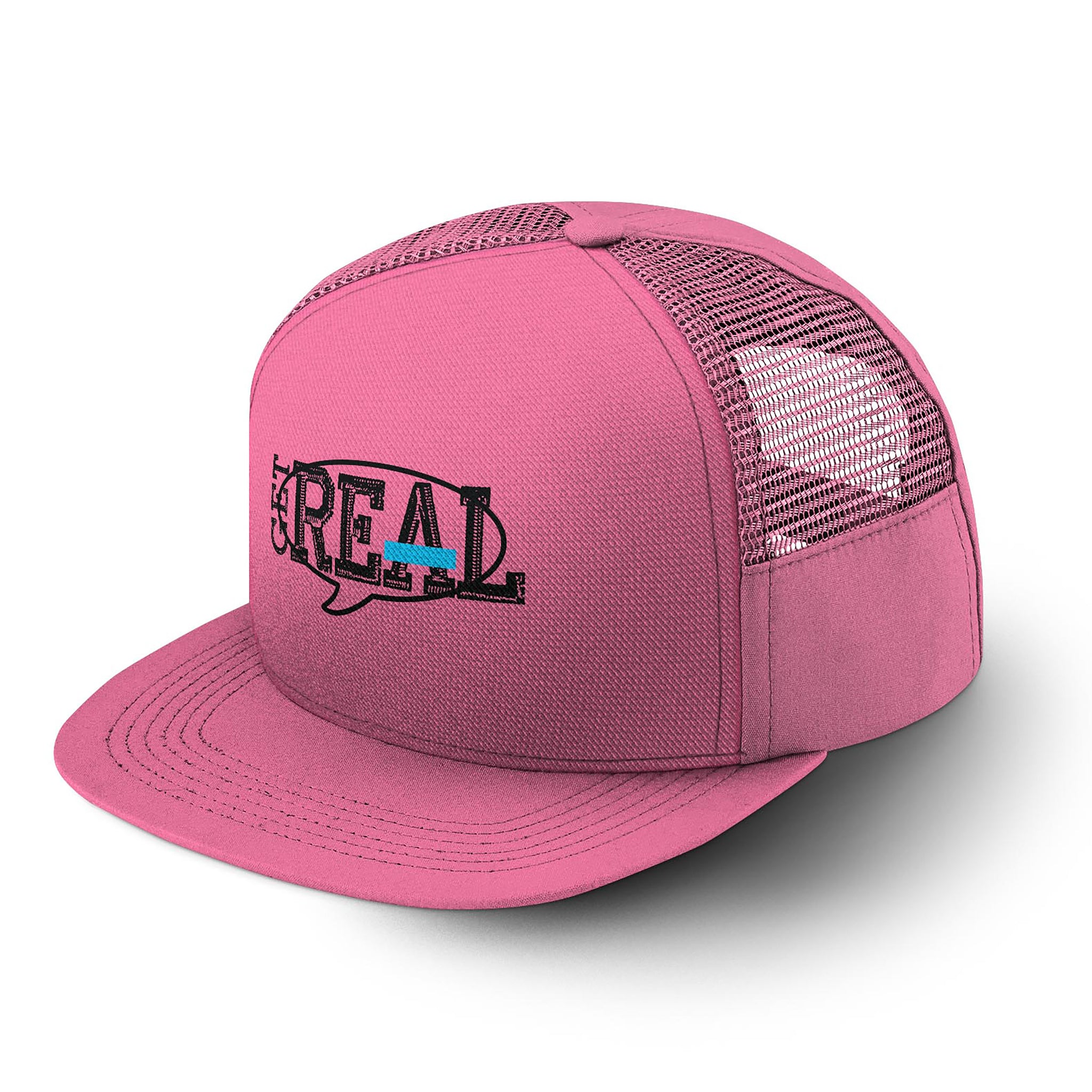 Signature Pink Get REAL Trucker Hat – The Get REAL Movement