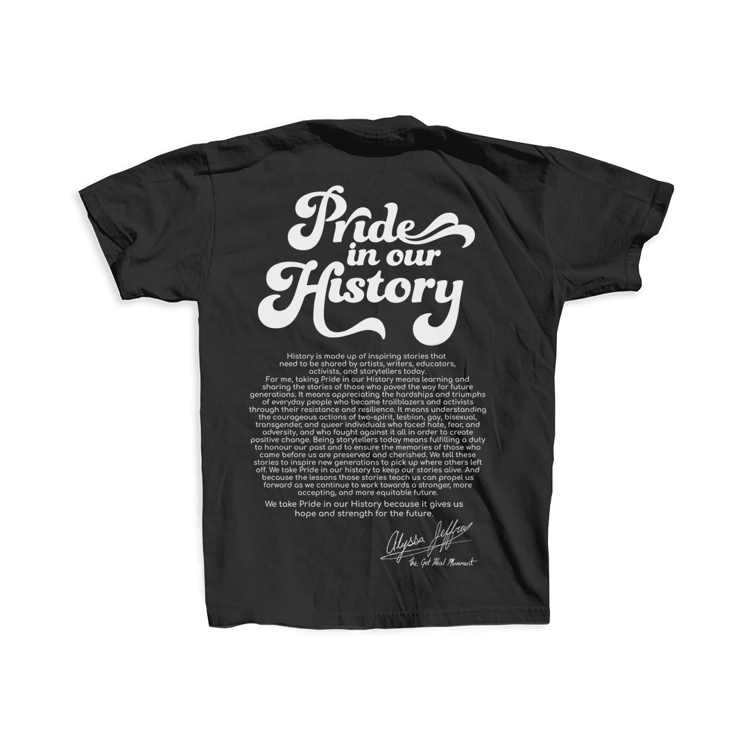 Pride in our History - Black T-Shirt