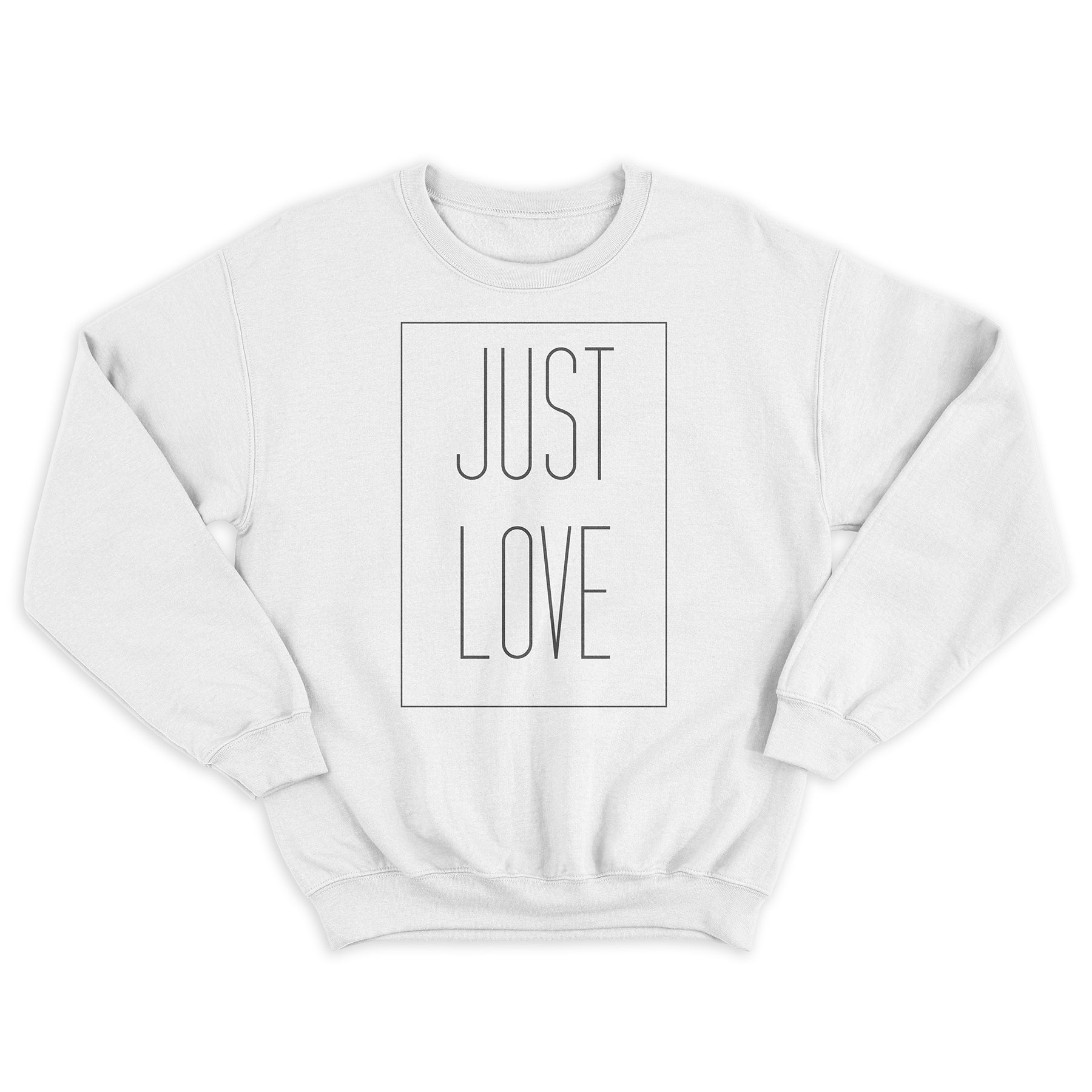 Just Love Crewneck - White