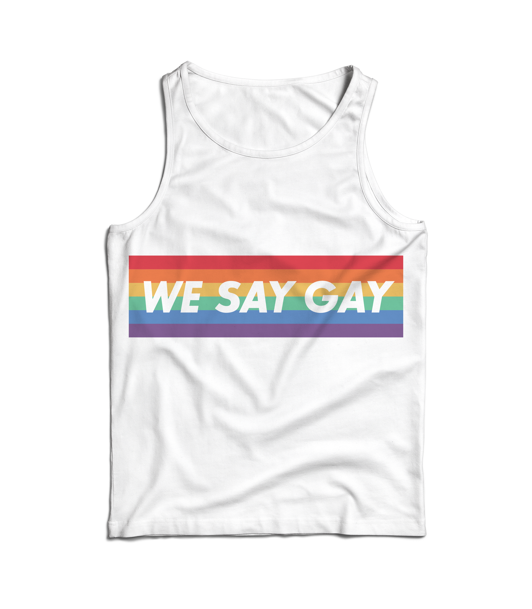 We Say Gay- White Tank